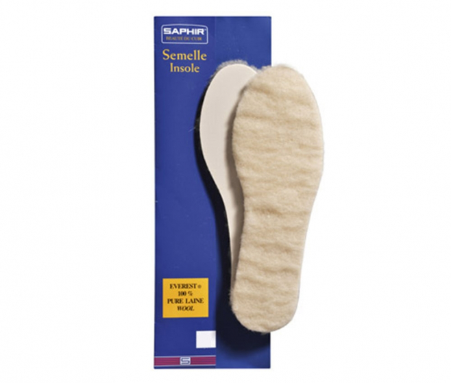 Стельки Saphir Semelle Insolle EVEREST 100% PURE LAINE WOOL