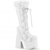 Ботинки Demonia CAMEL-311 White