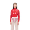 Боди MIRBA BODYZIP-LACQUER красный