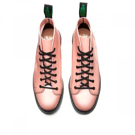 Ботинки Solovair Iridescent Pink Hi-Shine Monkey Boot