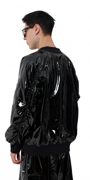 Куртка MIRBA BOMBER-LACQUER чёрный