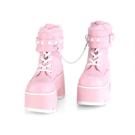 Ботинки Demonia ASHES-57 Baby Pink