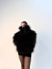 Шуба MIRBA OVERSIZE из экомеха ламы