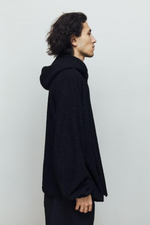 Худи MIRBA HOODIE-SHERPA, чёрный
