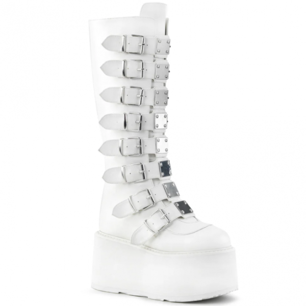 Ботинки Demonia DAMNED-318 White