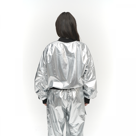 Куртка MIRBA BOMBER LACQUER серебряный